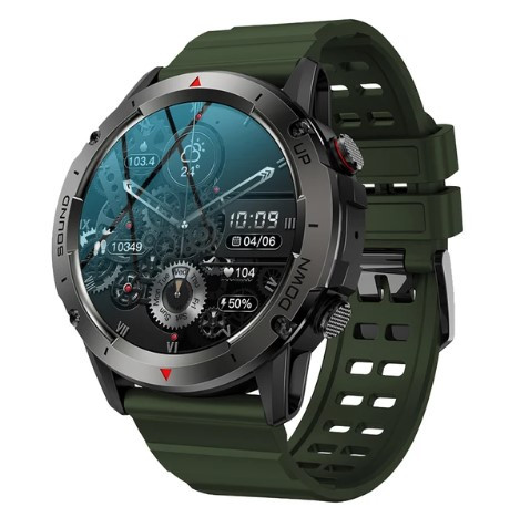 Тактичні Smart watch nx9 (ОЛИВА) смар годинник військовий з подвійним процессором,метало-полімерний корпус