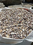 Камінь для клуб «Веселка» декоративна галька з каменю ліпарит (ціна за 1 кг від 1 тони), фото 4
