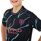 Форма футбольна дитяча із символікою футбольного клубу MANCHESTER CITY резервна 2024 SP-Planeta CO-6350 6-14, фото 8