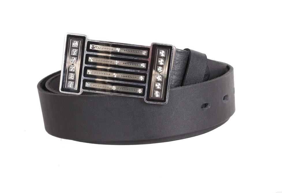 Жіночий ремінь з натуральної шкіри blx90489 чорний, фото 1