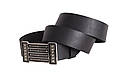 Жіночий ремінь з натуральної шкіри blx90489 чорний, фото 2