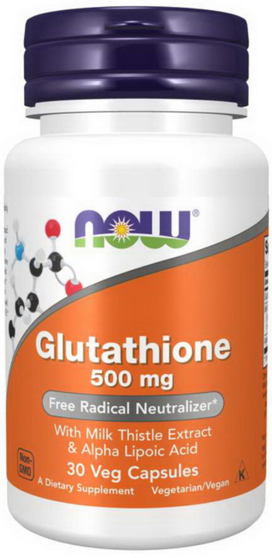 Глутатіон NOW Glutathione 500 mg 30 вег капс