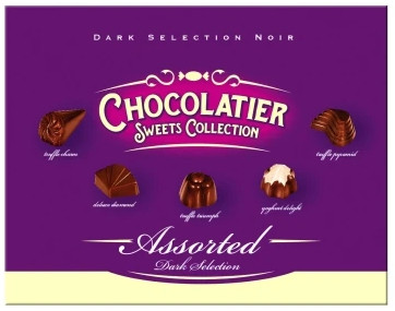 Цукерки шоколадні Chocolatier Assorted колекція з 5 видів 250 грамів