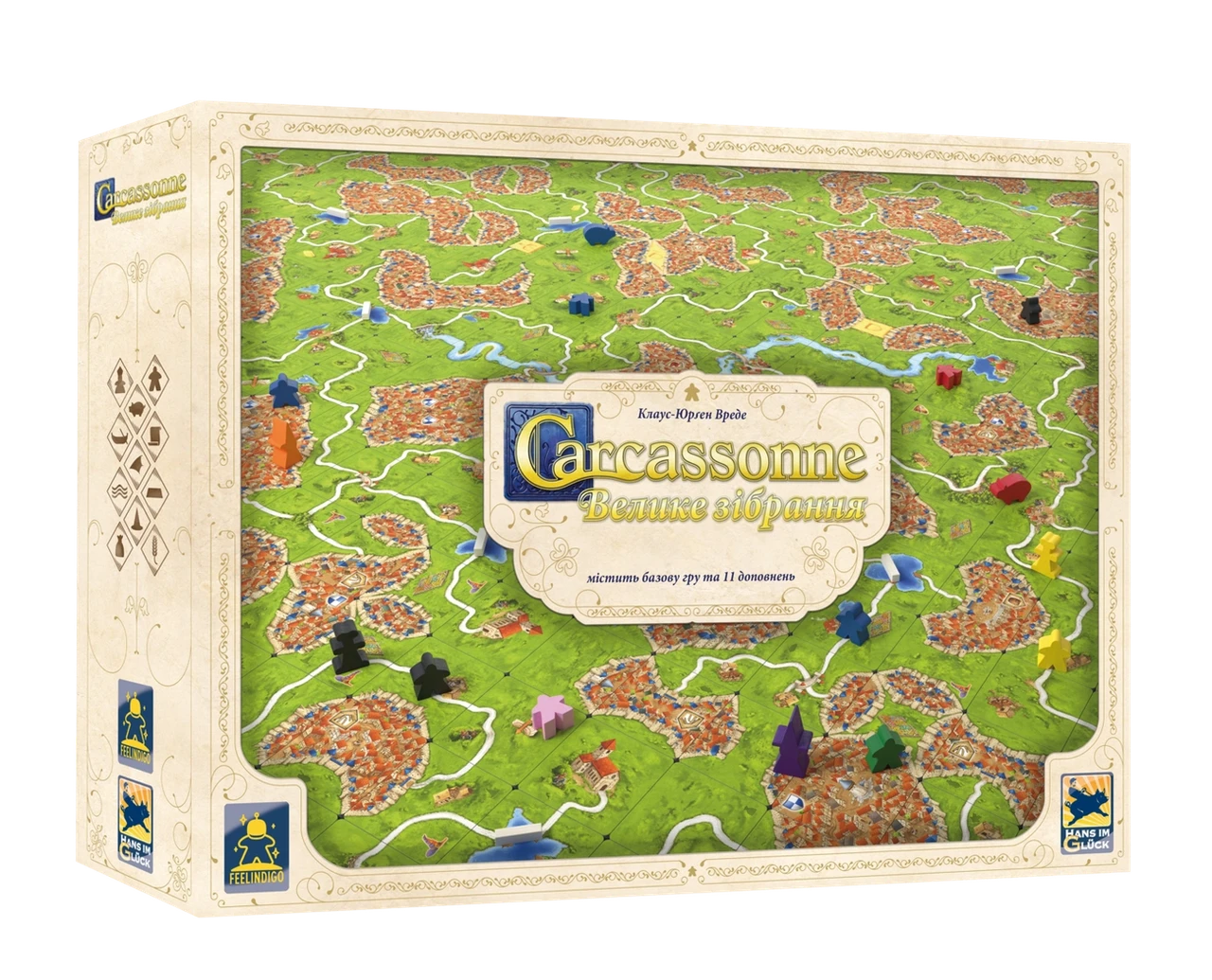 Настільна гра Каркасон: Велике зібрання (Carcassonne Big Box)