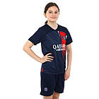 Форма футбольна дитяча із символікою футбольного клубу PSG домашня 2024 SP-Planeta CO-6257 6-14 років, фото 2