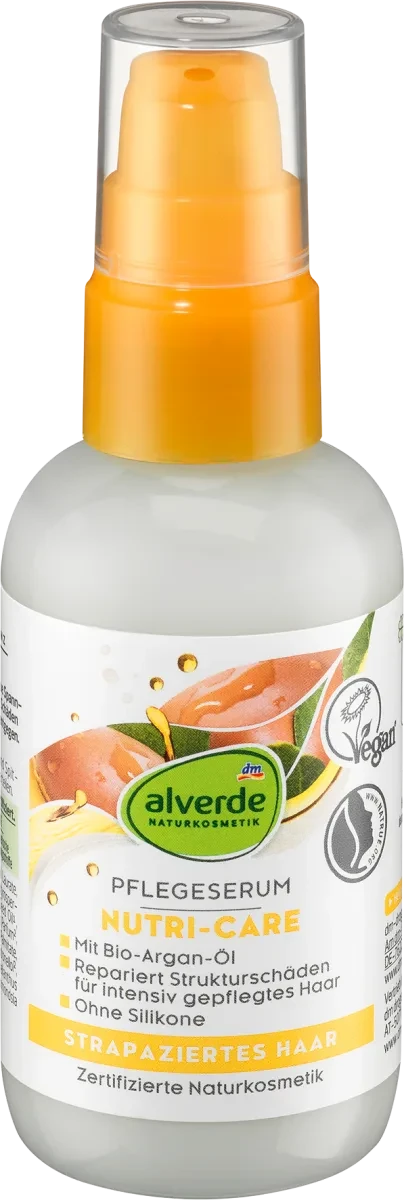 Сироватка для волосся alverde NATURKOSMETIK Haarserum Nutri-Care, 75 мл