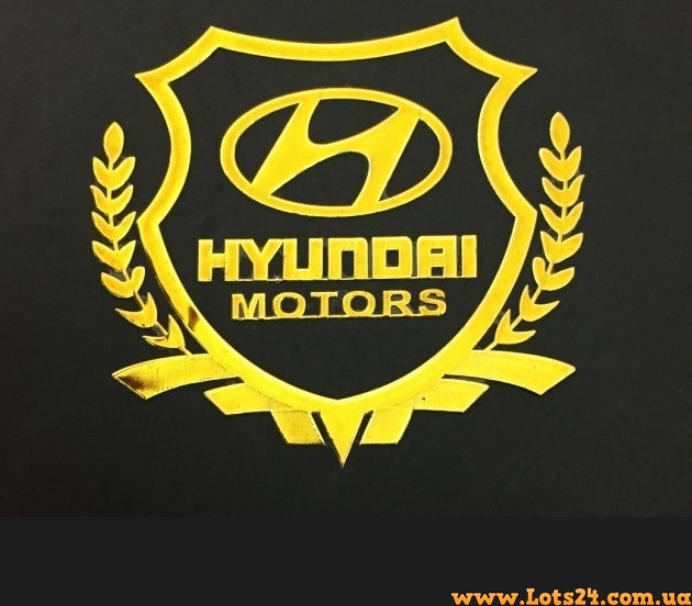 Авто значок HYUNDAI Motors наклейка на машину авто наклейки значки марки машин на кузов бампер скло двері капот крила багажник