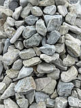 Галька мармурова кремова для клумб та ландшафту (ціна за 1 кг від 1 тони), фото 5