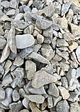 Галька мармурова кремова для клумб та ландшафту (ціна за 1 кг від 1 тони), фото 4