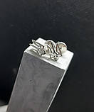 Срібні пусети Герб, фото 3