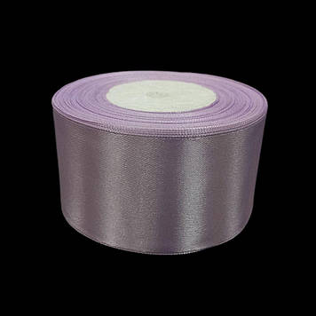 Стрічка атласна 50 мм, лілова, 30 м