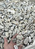 Галька мармурова кремова для клумб та ландшафту (ціна за 1 кг від 1 тони), фото 3