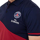 Футболка поло PARIS SP-Sport CO-0771 розмір S-2XL бордовий-синій, фото 3