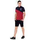 Футболка поло PARIS SP-Sport CO-0771 розмір S-2XL бордовий-синій, фото 6