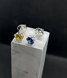 Срібні пусети 4мм та 5мм, фото 9