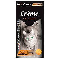 AnimAll Creme 1х15г ласощі для котів зі смаком курки з креветками