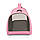 Сумка для перенесення кішок і собак 48x26x25 см CosmoPet CP-12 Pink, фото 5