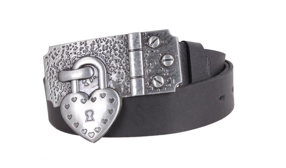 Жіночий ремінь з натуральної шкіри blx90346 чорний, фото 1