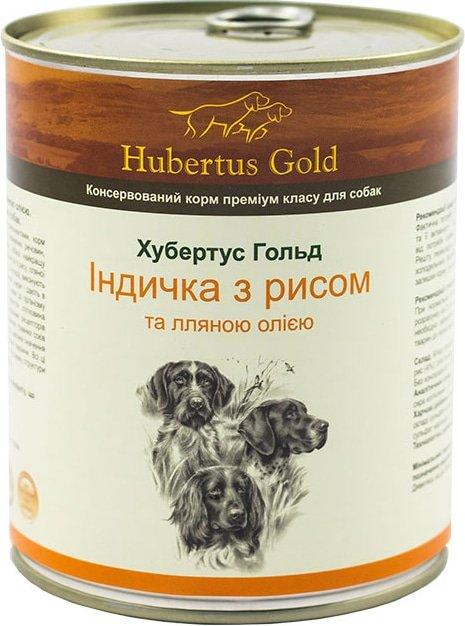 Hubertus Gold Індичка з рисом та лляною олією 800г