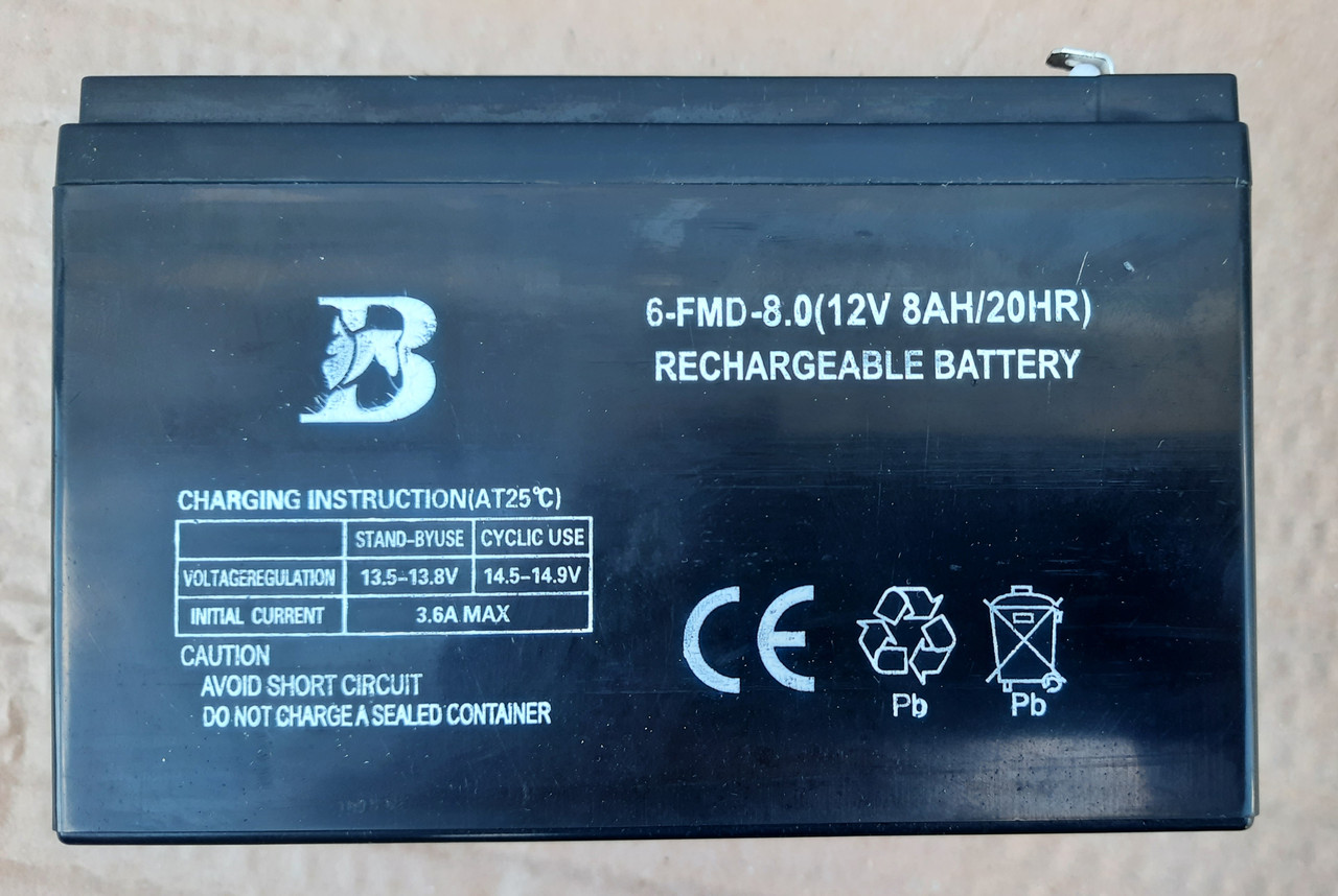Акумулятор WEI YAN UD12-7 12V7AH для електроприскувача