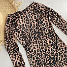 Леопардова пляжна сукня сітка, фото 5