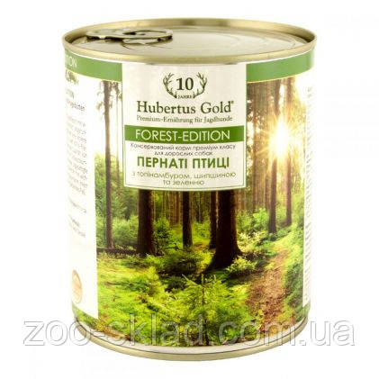 Hubertus Gold Forest Edition Пернаті птиці з топінамбуром шипшиною та зеленню 800г
