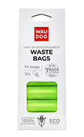Біорозкладні гігієнічні пакети WAUDOG, 10 рулонів х 70 шт./уп. (ціна за 1 рулон)
