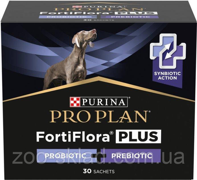 ProPlan DOG FortiFlora Plus для собак з пробіотиком та пребіотиком уп.30х2г (ціна за 1 пакетик) 504937