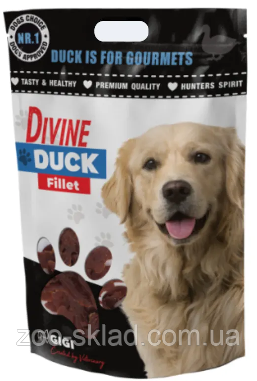 Gigi Vet Divine Duck Fillet ласощі для собакФіле качки 85г GIG90009