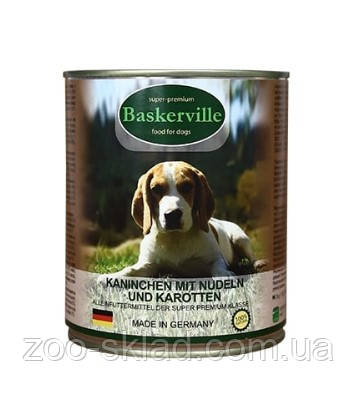 Baskerville DOG Кролик з вермішеллю та морквою 800г