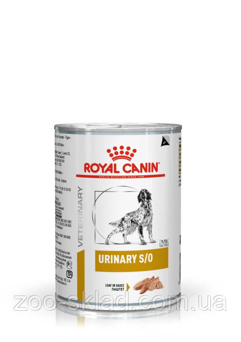 Royal Canin DOG Can Urinary S/O для собак при захворюваннях нижніх сечовивідних шляхів 410г