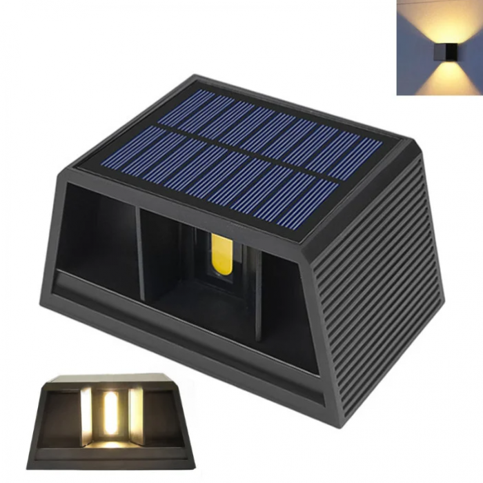 Настінний ліхтар із сонячною панеллю DOUBLE LIGHT HS-8032