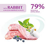 Optimeal Pouch DOG Rabbit & Wild Blueberries sauce для собак з кроликом та чорницею у соусі 100г 369855, фото 2