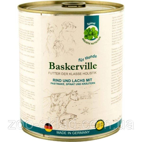 Baskerville DOG Яловичина та лосось 800г