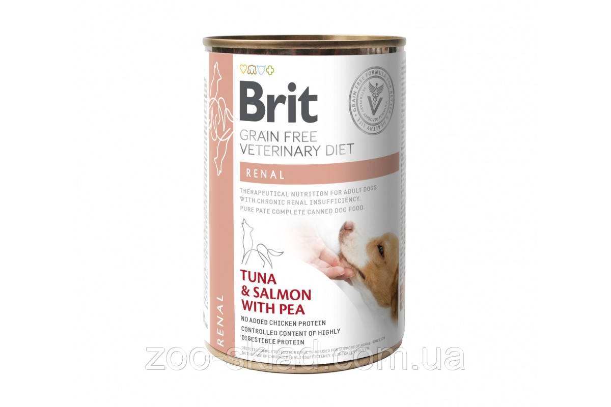 Консерва Brit GF Veterinary Diets Dog Can Renal 400g