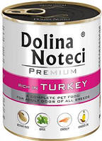 Dolina Noteci Premium DOG Can Turkey вологий корм для собак з індичкою 400г
