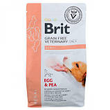 Brit VetDiet DOG Renal для собак при нирковій недостатності з яйцем горохом та гречкою 2кг, фото 5