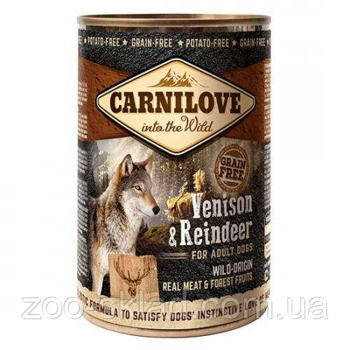 Carnilove Dog k 400 g з північним оленем 100133/529292