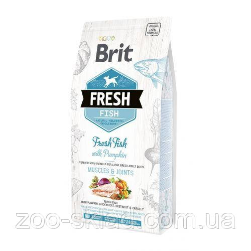 Brit Fresh Fish/Pumpkin Adult Large 2.5 kg риба гарбуз для дорослих собак великих порід 170994 /0786