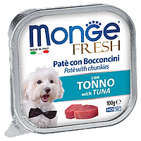 Monge DOG FRESH Tunna паштет для собак, з тунцем 100г