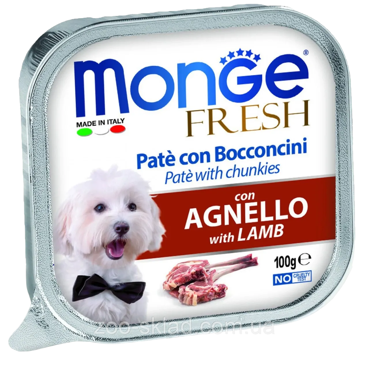 Monge DOG FRESH Lamb паштет для собак, з ягням 100 г