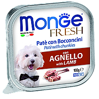 Monge DOG FRESH Lamb паштет для собак, з ягням 100 г