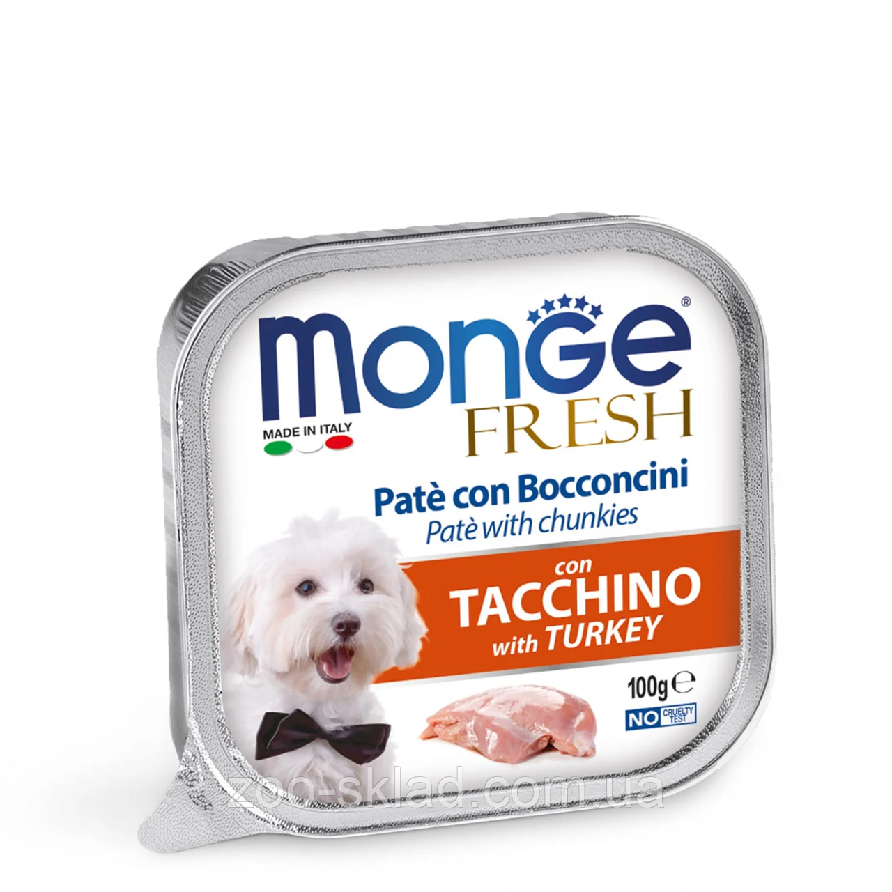 Monge DOG FRESH Turkey паштет для собак з індички 100г