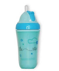 Термочашка з трубочкою Baby-Nova 250 мл, синя (Бебі-нова) 34114/2