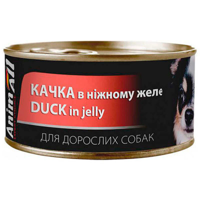 Animall DOG Can Duck для собак качка в ніжному желе 85г 168317