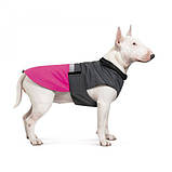 Попона Pet Feshion ROY малиново-сіра для собак 5XL PR243288, фото 3