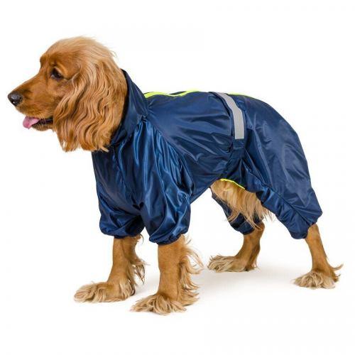 Дощовик Pet Fashion «Rain» для собак розмір 2XL синій PR241631 Pet Feshion