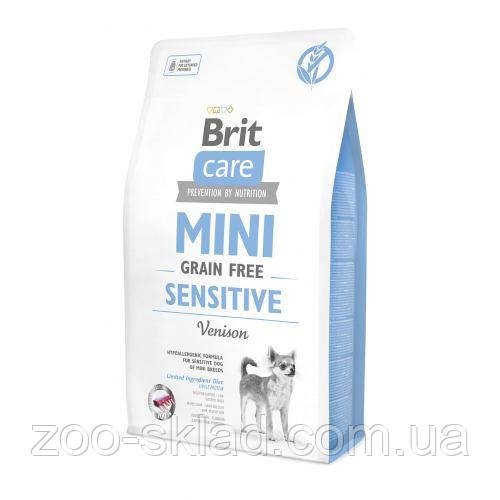 Brit Care DOG GF Mini Sensitive Venision для собак мініатюрних порід з чутливим травленням, з олениною 2кг
