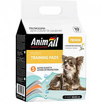 Пелюшки AnimAll Puppy Training Pads з ароматом ромашки для собак 10 шт 60х60 см 147961