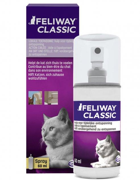 Ceva Feliway Classic спрей для котів сприяє усуненню стресу 60мл 66227, фото 1